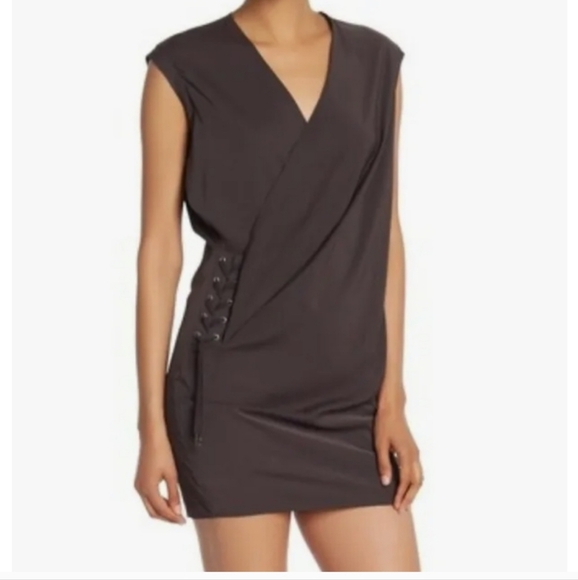 All Saints Dresses & Skirts - AllSaints sleeveless draped V-neck AURES dress size 2